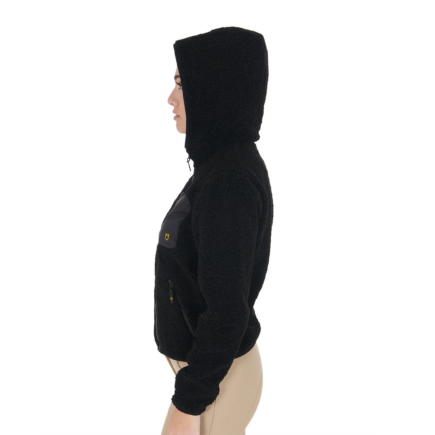 Women's sweatshirt in fleece with front pocket
