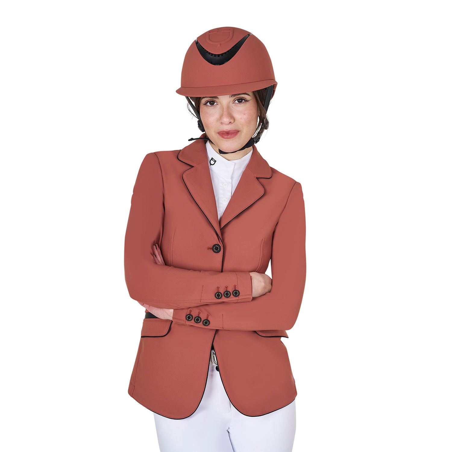 Equestro Women's competition jacket in technical fabric