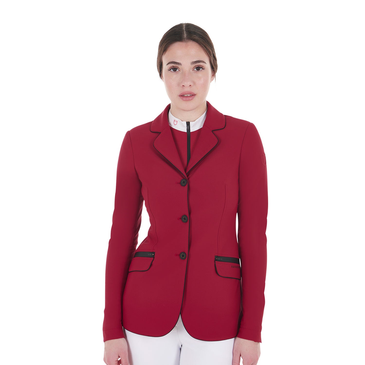 Equestro Women's competition jacket in technical fabric