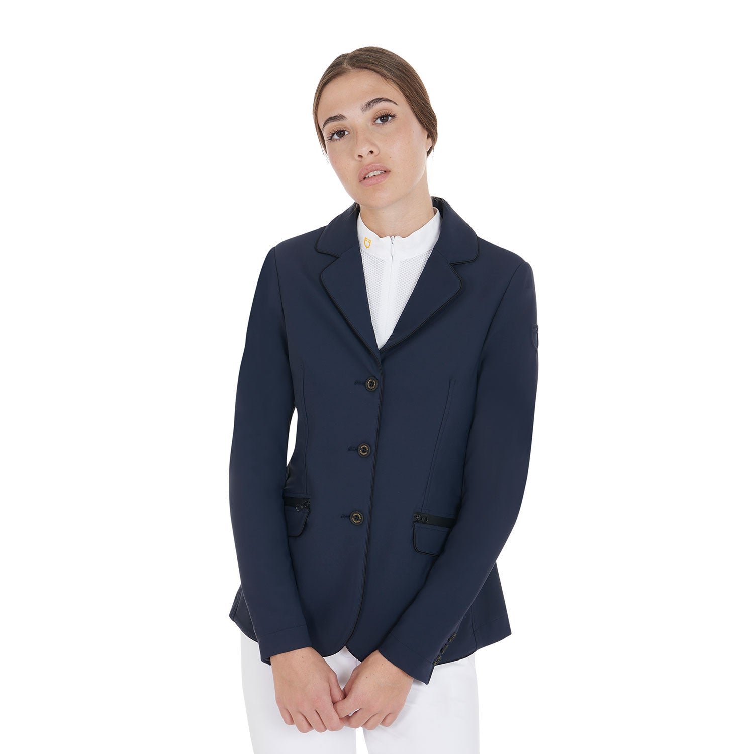 Equestro Women's competition jacket in technical fabric