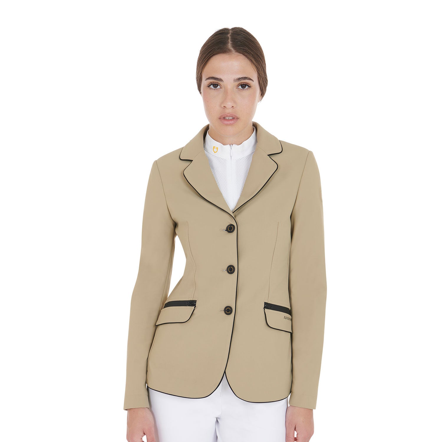 Equestro Women's competition jacket in technical fabric