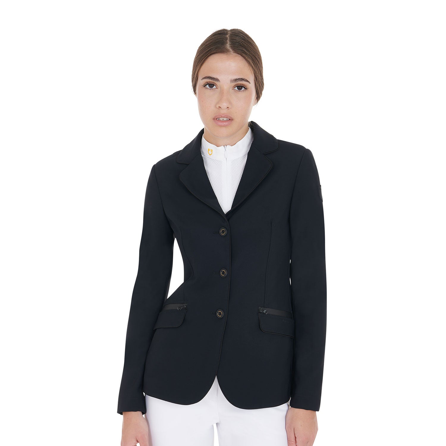 Equestro Women's competition jacket in technical fabric