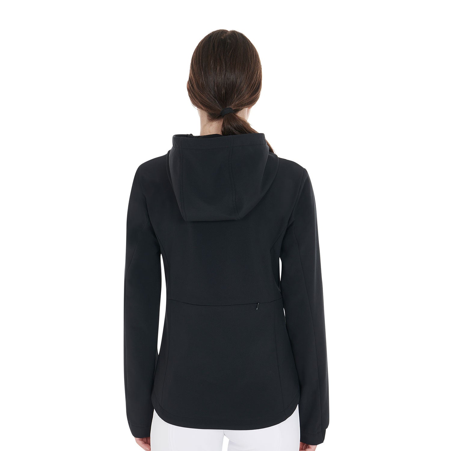 Women's slim fit softshell jacket with concealed pockets