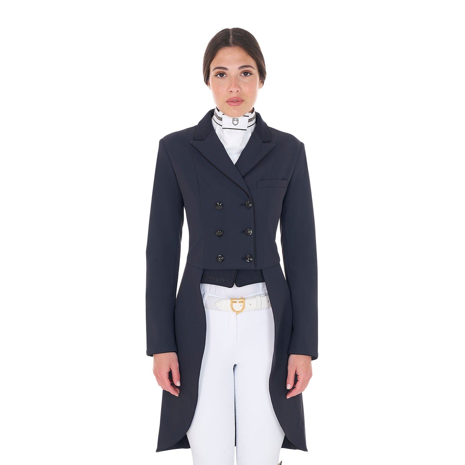 Equestro Women's competition dressage tailcoat in technical fabric