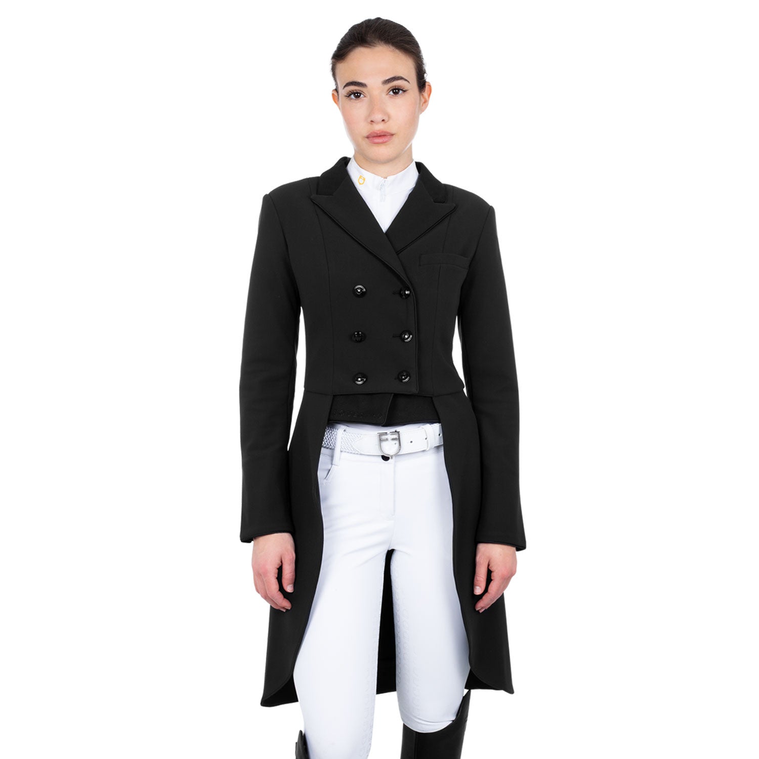Equestro Women's competition dressage tailcoat in technical fabric