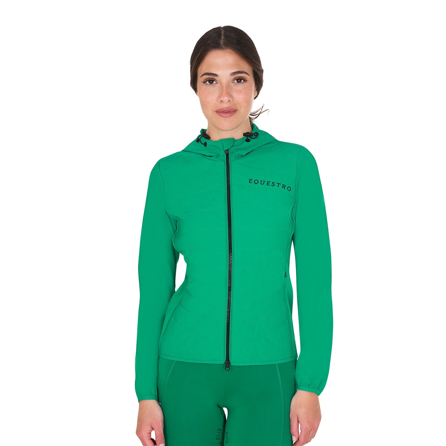 Equestro Women's down jacket in technical blend