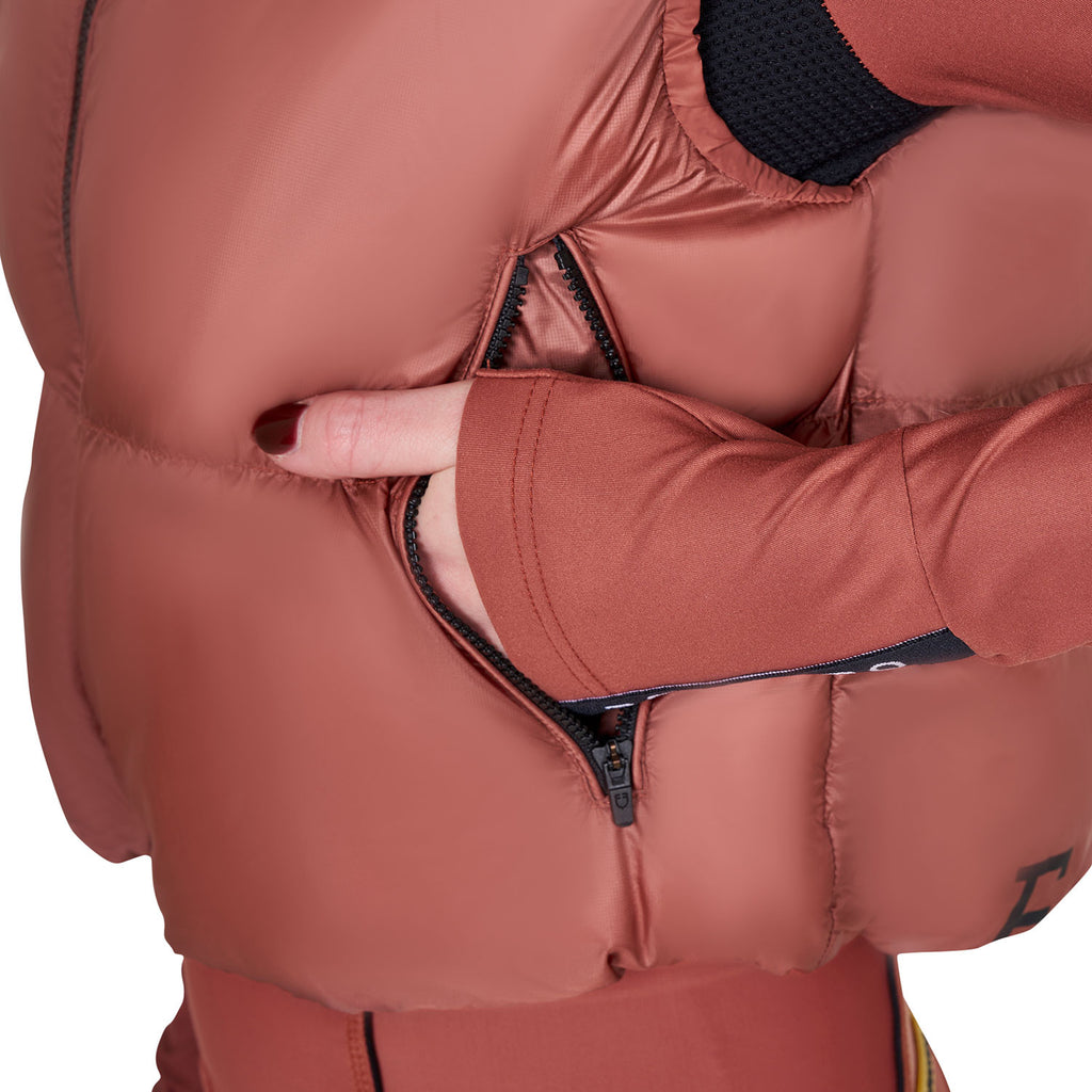 Women's zippered cropped vest
