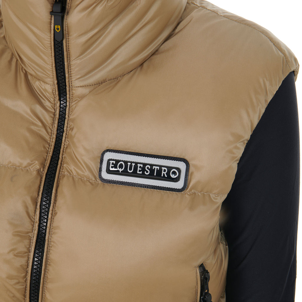 Women's zippered cropped vest
