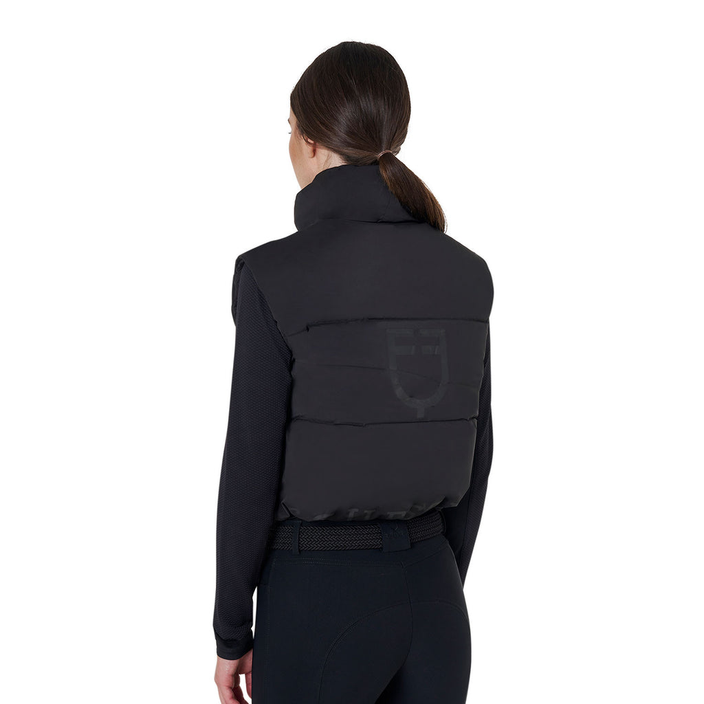 Women's zippered cropped vest