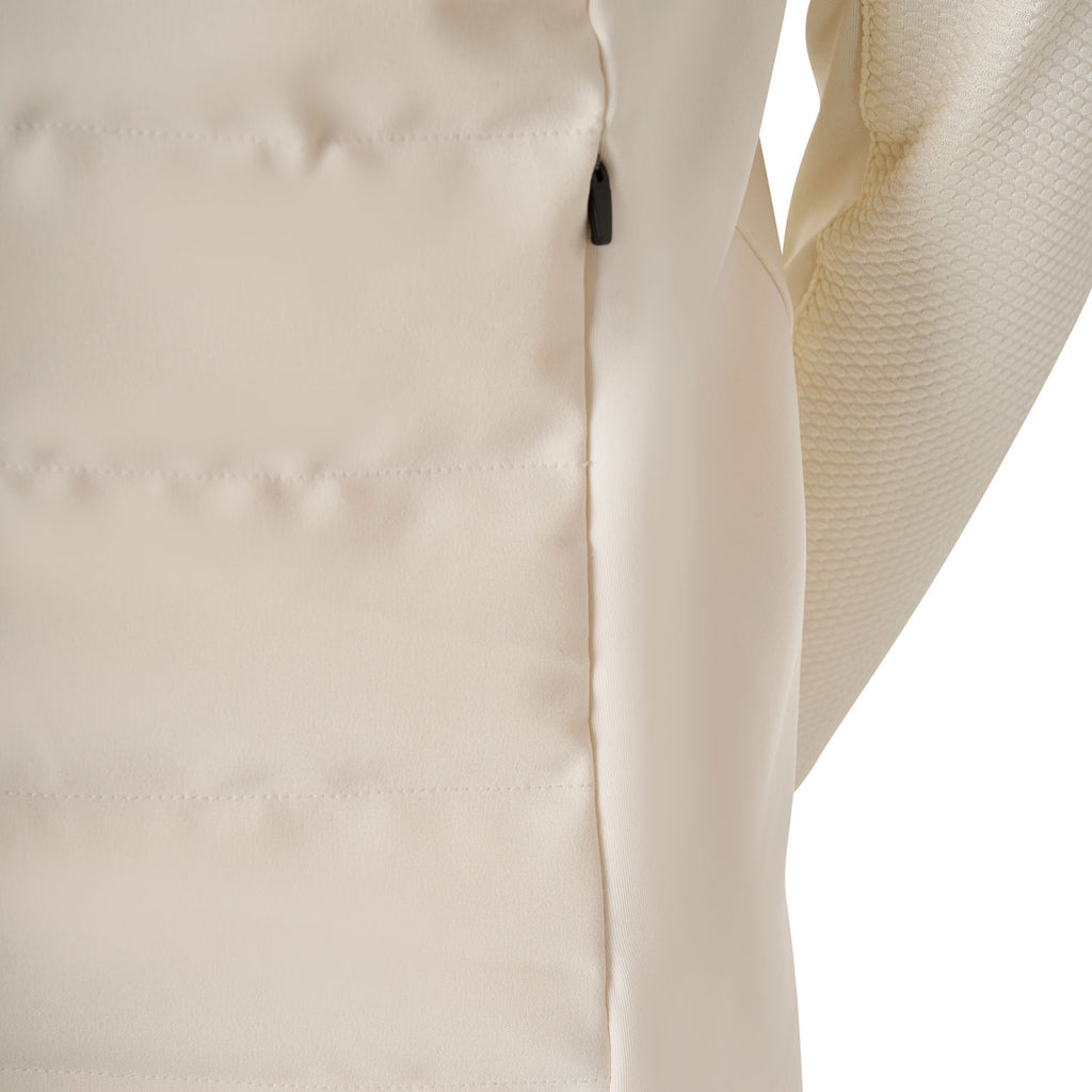 Women's zippered vest technical blend