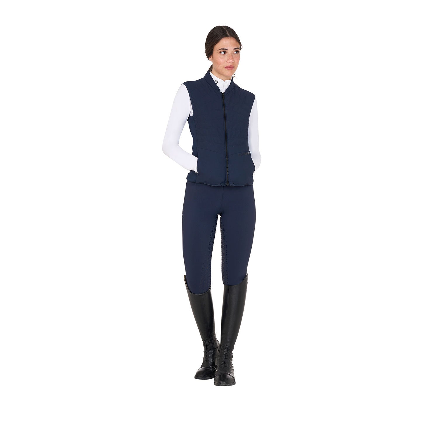 Women's high-waisted full grip breeches