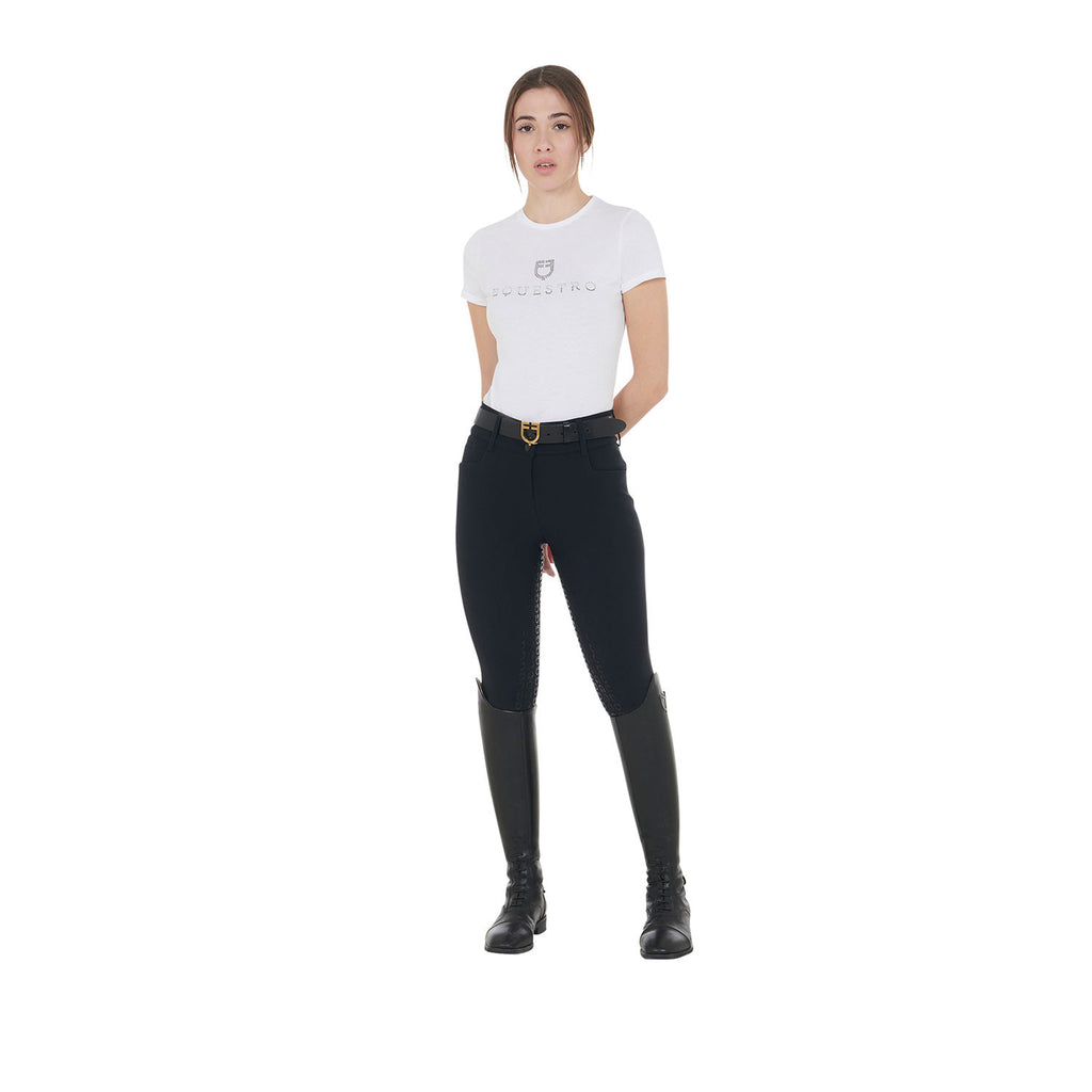 Women's high-waisted full grip breeches