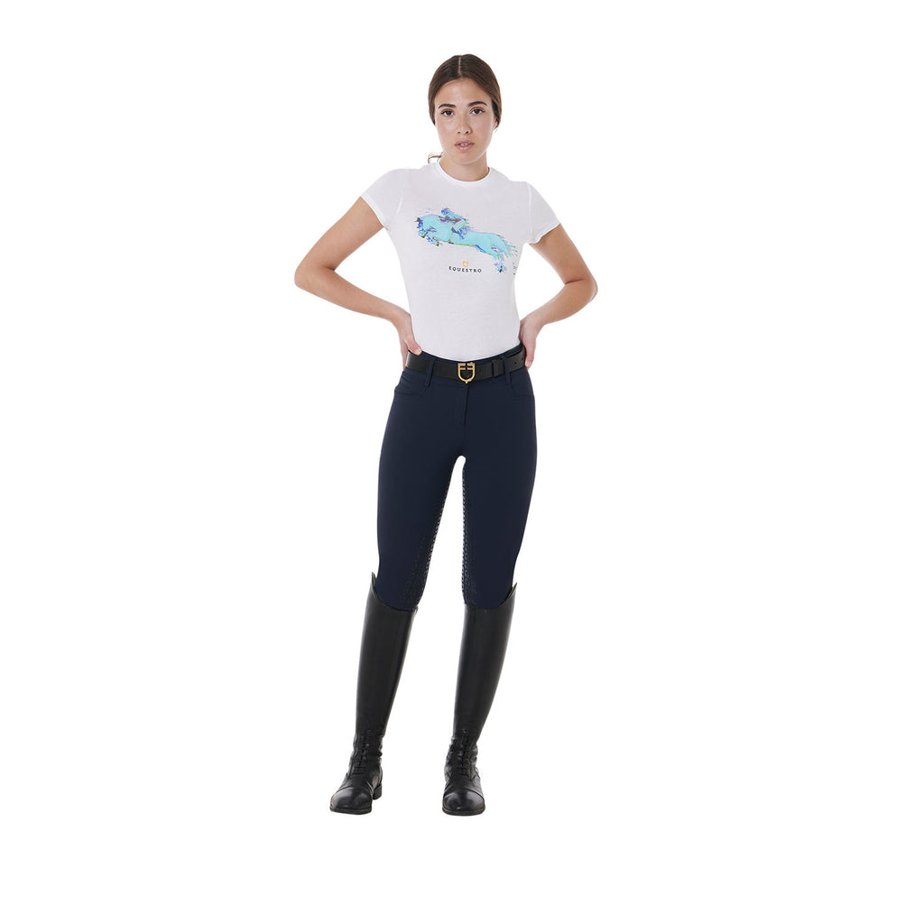 Women's high-waisted full grip breeches