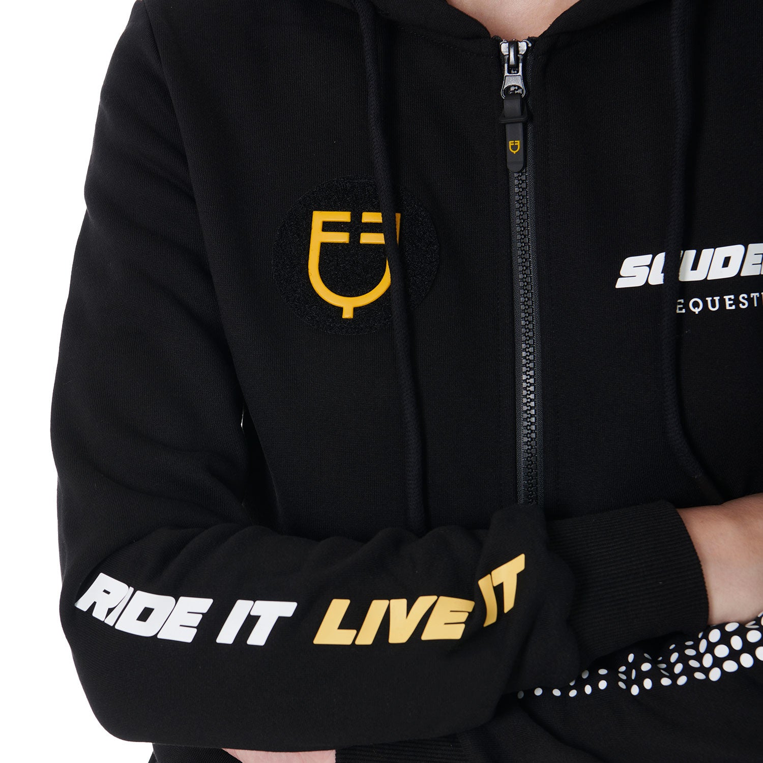 Scuderia Equestro women's hooded sweatshirt fleece