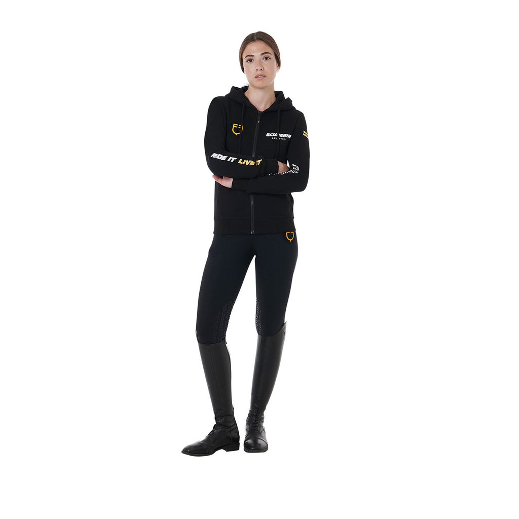 Scuderia Equestro women's hooded sweatshirt fleece