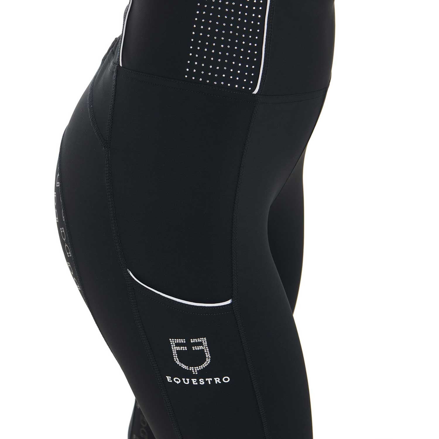 Women's slim fit leggings rhinestones