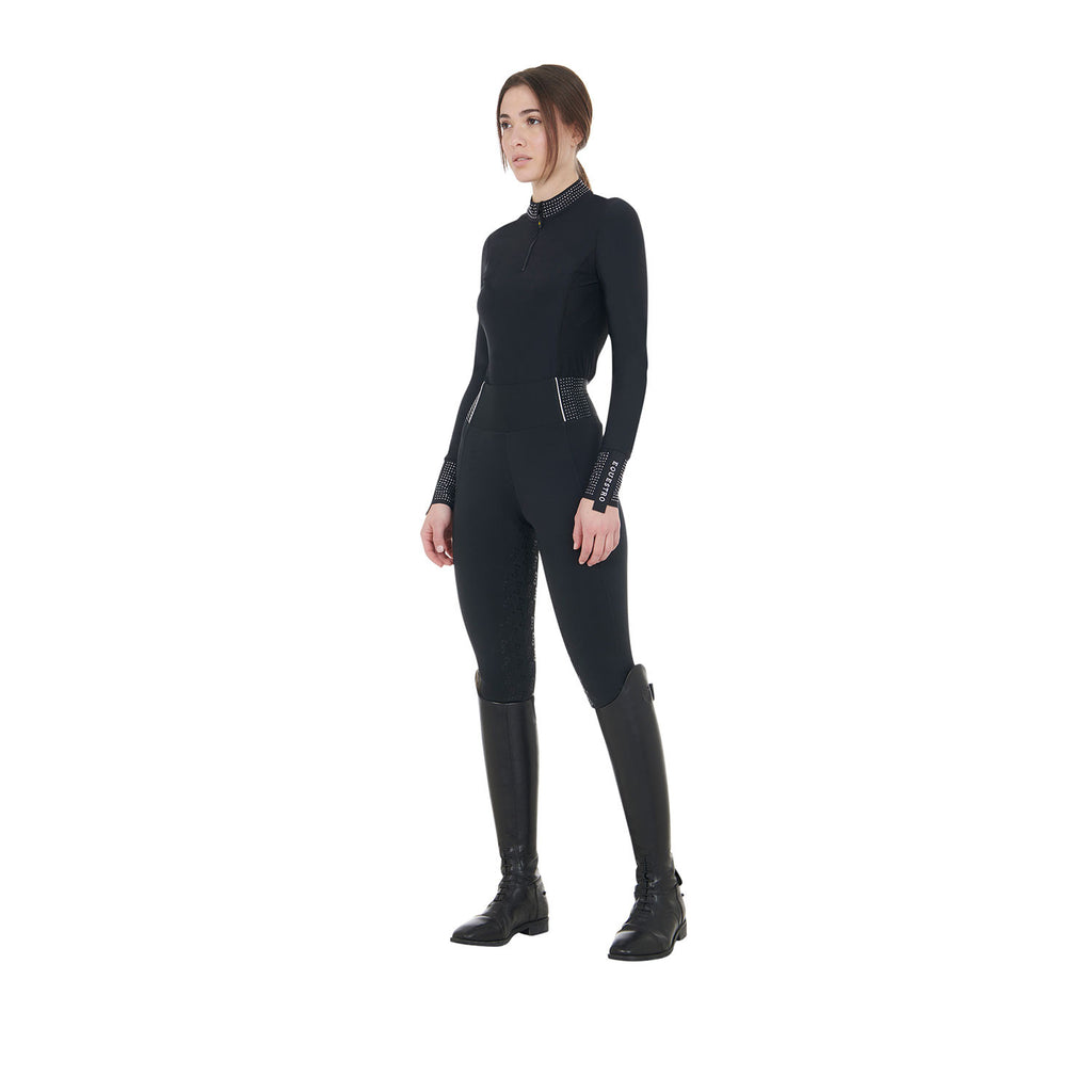 Women's slim fit leggings rhinestones