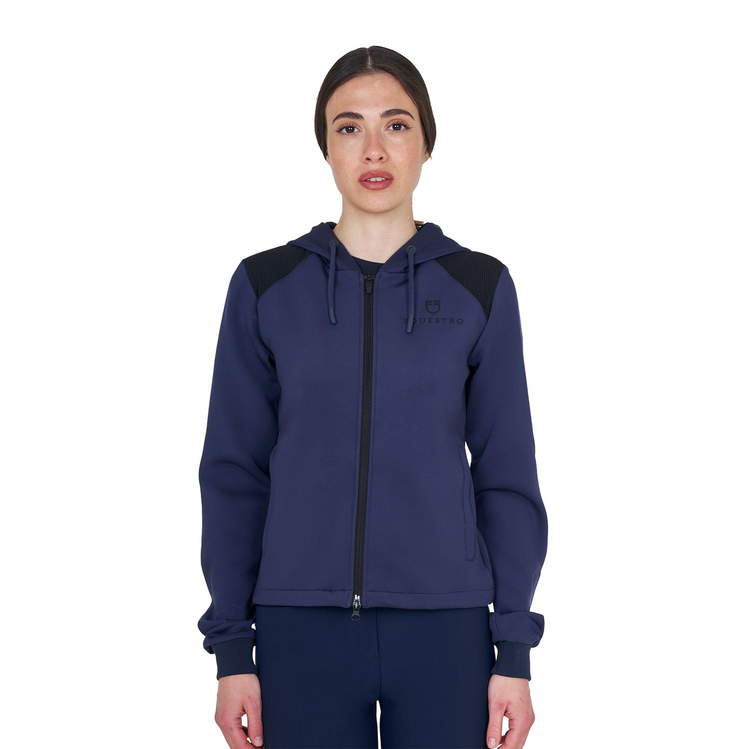 Equestro Women's cropped hoodie