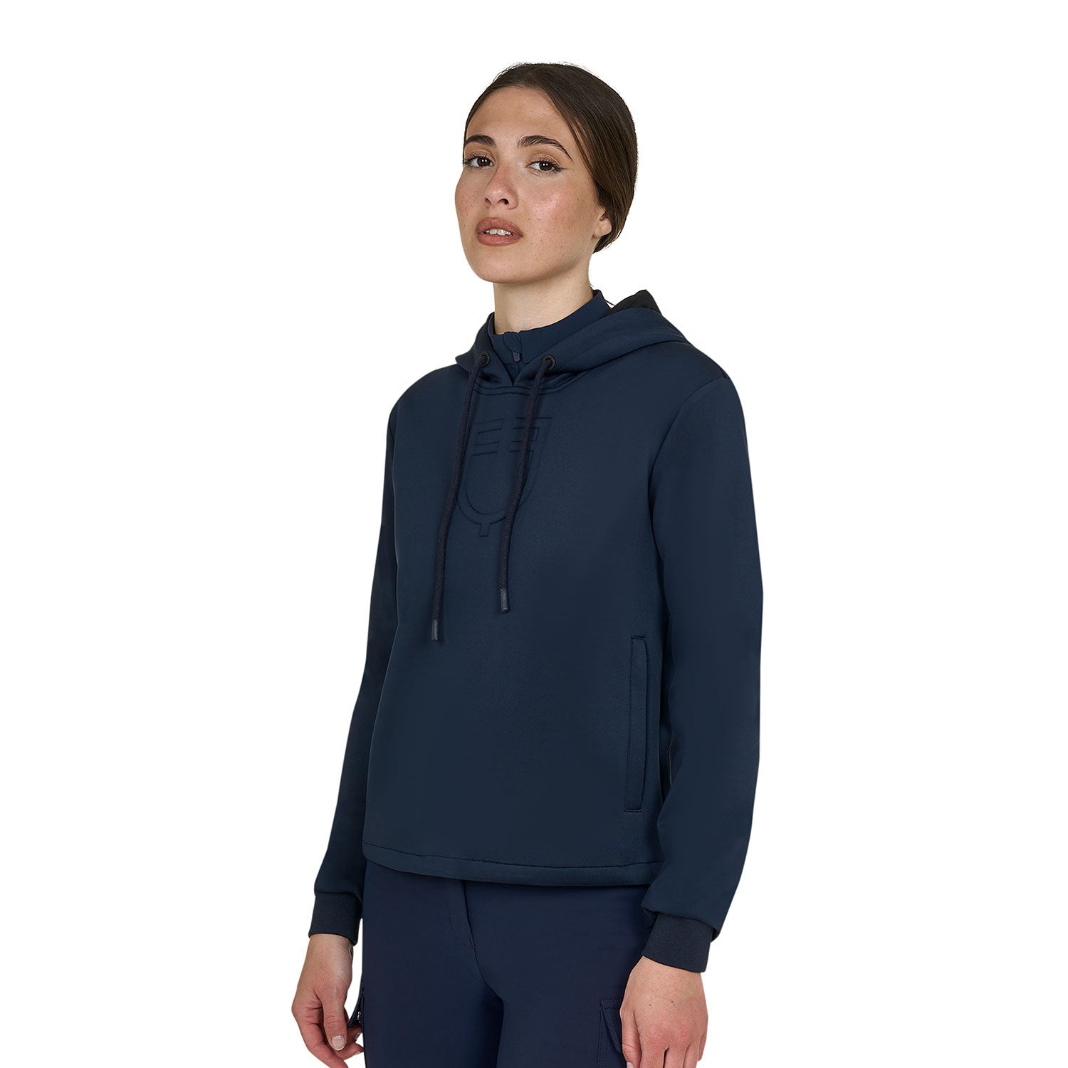 Equestro Women's cut out hoodie