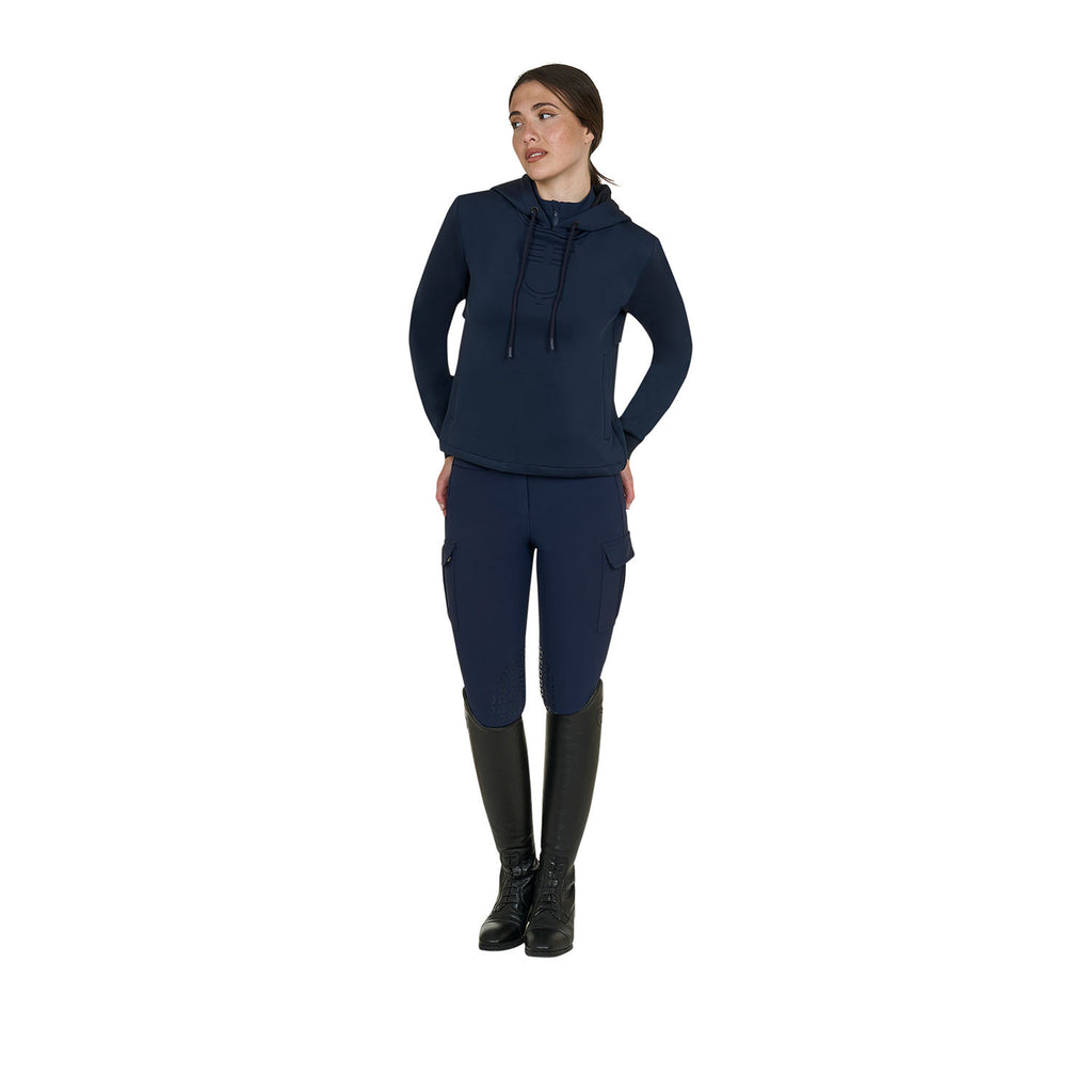 Women's cut out hoodie