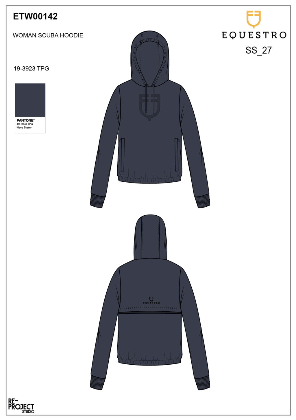 Women's cut out hoodie