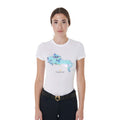 Women's slim fit Jump print cotton t-shirt