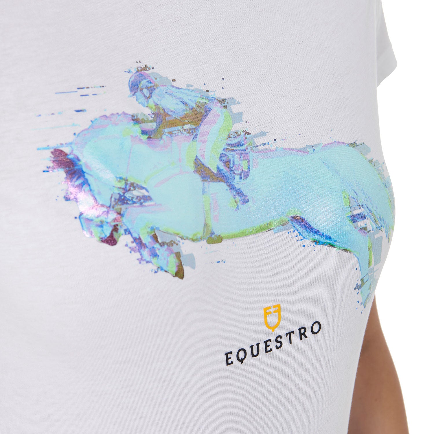 Women's slim fit Jump print cotton t-shirt