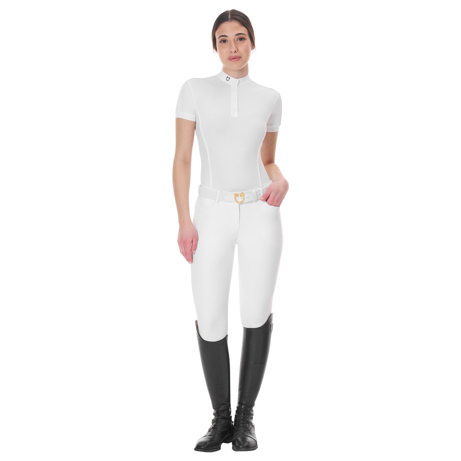 Women's competition body polo shirt