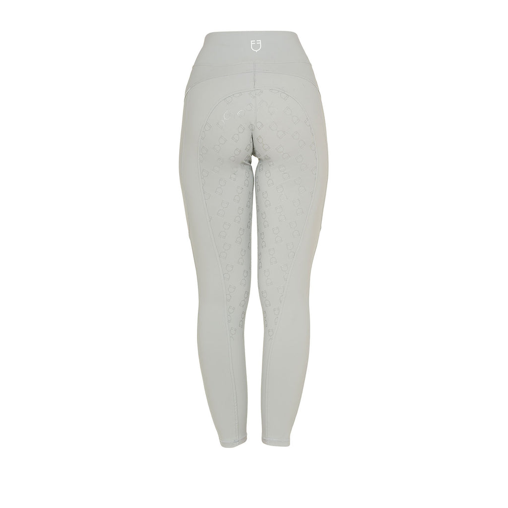 Women's slim fit leggings micro mesh inserts