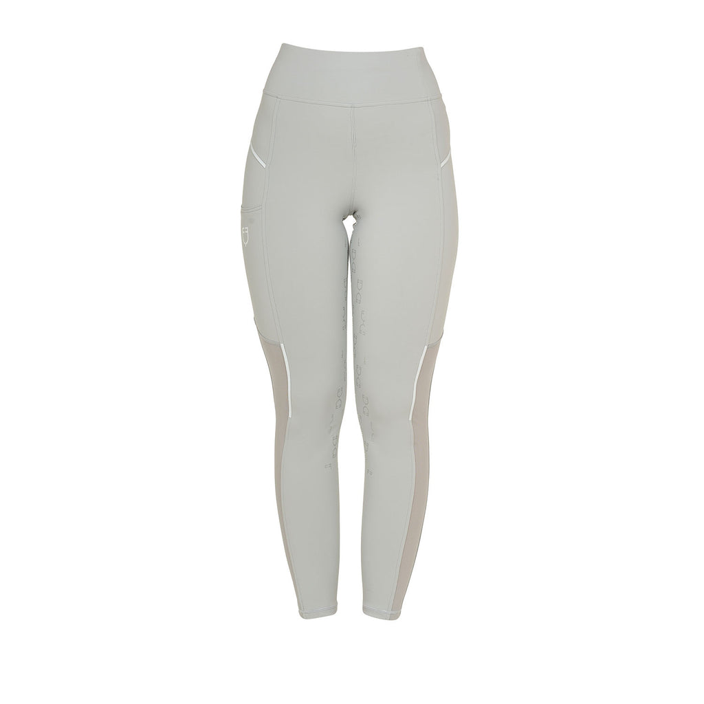 Women's slim fit leggings micro mesh inserts