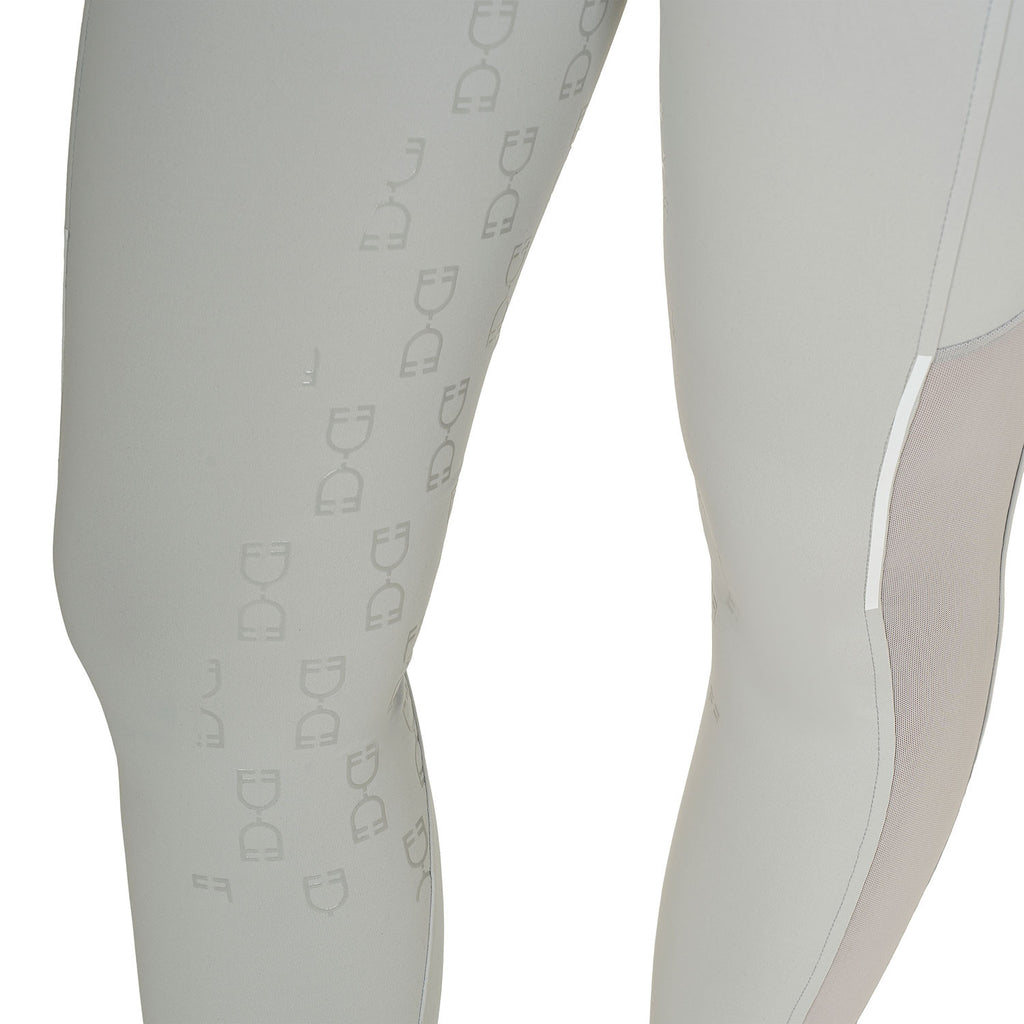 Women's slim fit leggings micro mesh inserts