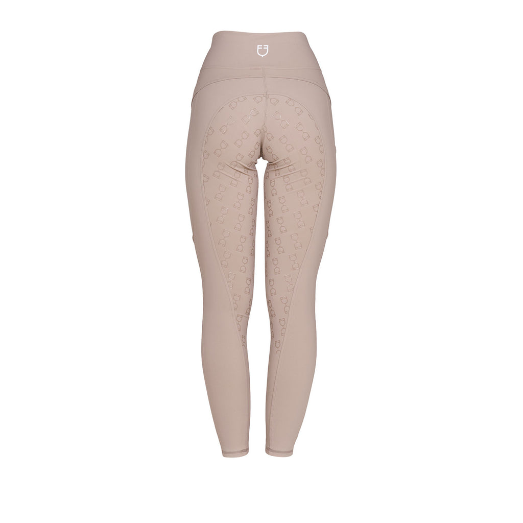 Women's slim fit leggings micro mesh inserts