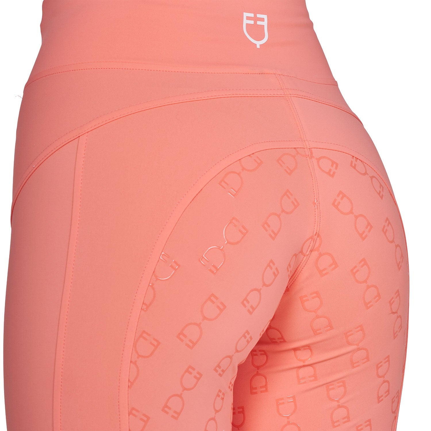 Women's slim fit leggings micro mesh inserts