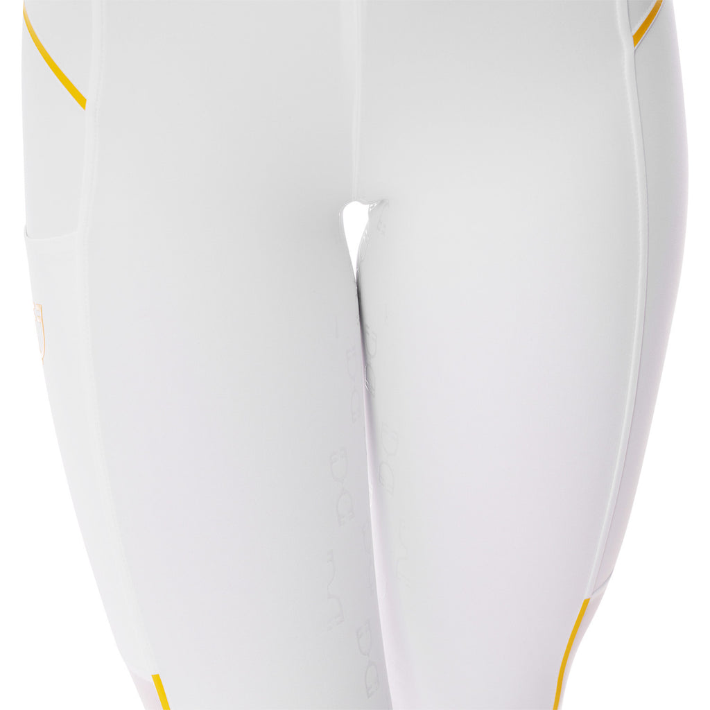 Women's slim fit leggings micro mesh inserts