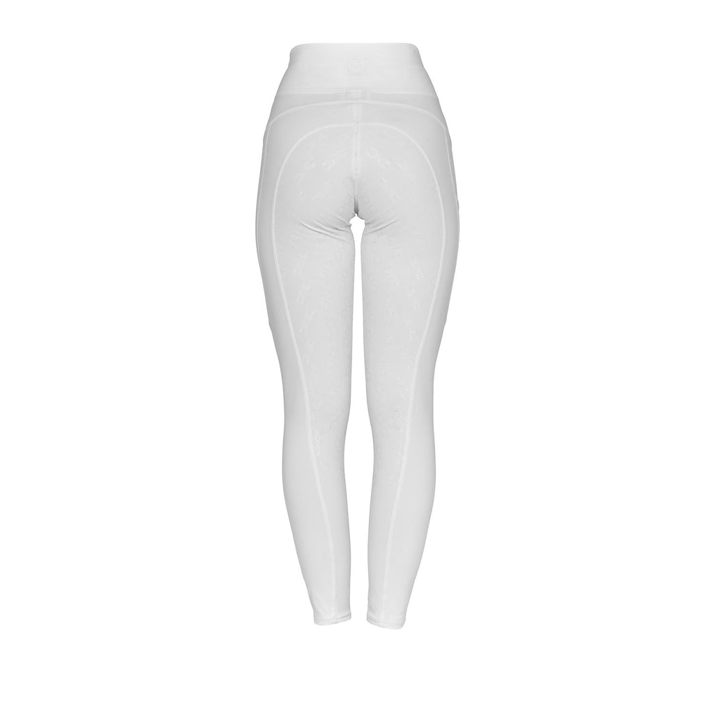 Women's slim fit leggings micro mesh inserts