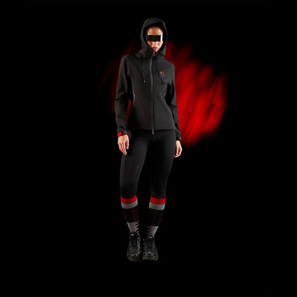 Equestro Ridertechnology women's waterproof shell jacket zip