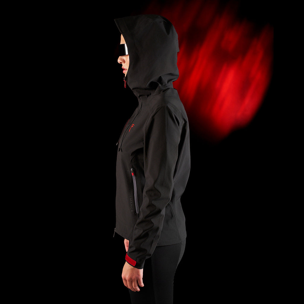 Equestro Ridertechnology women's waterproof shell jacket zip