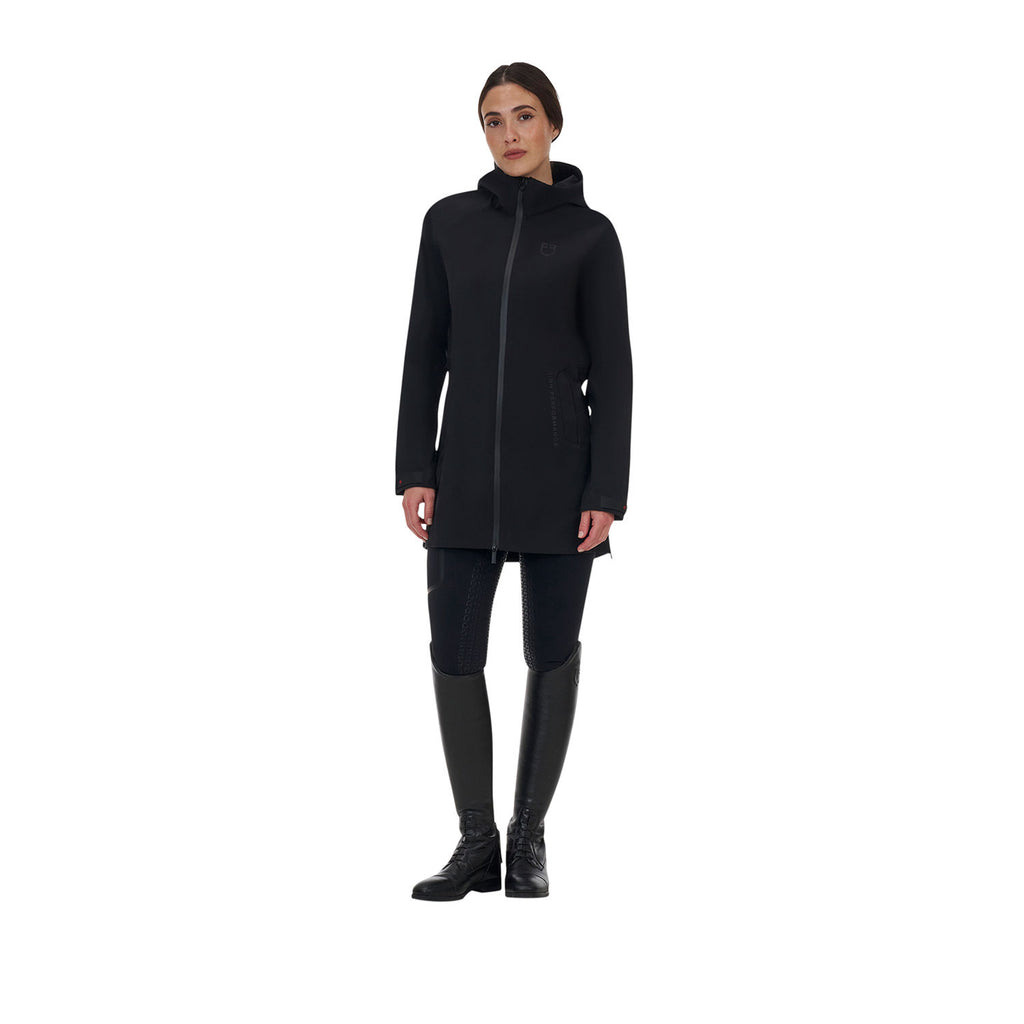 Equestro Ridertechnology women's waterproof shell jacket long