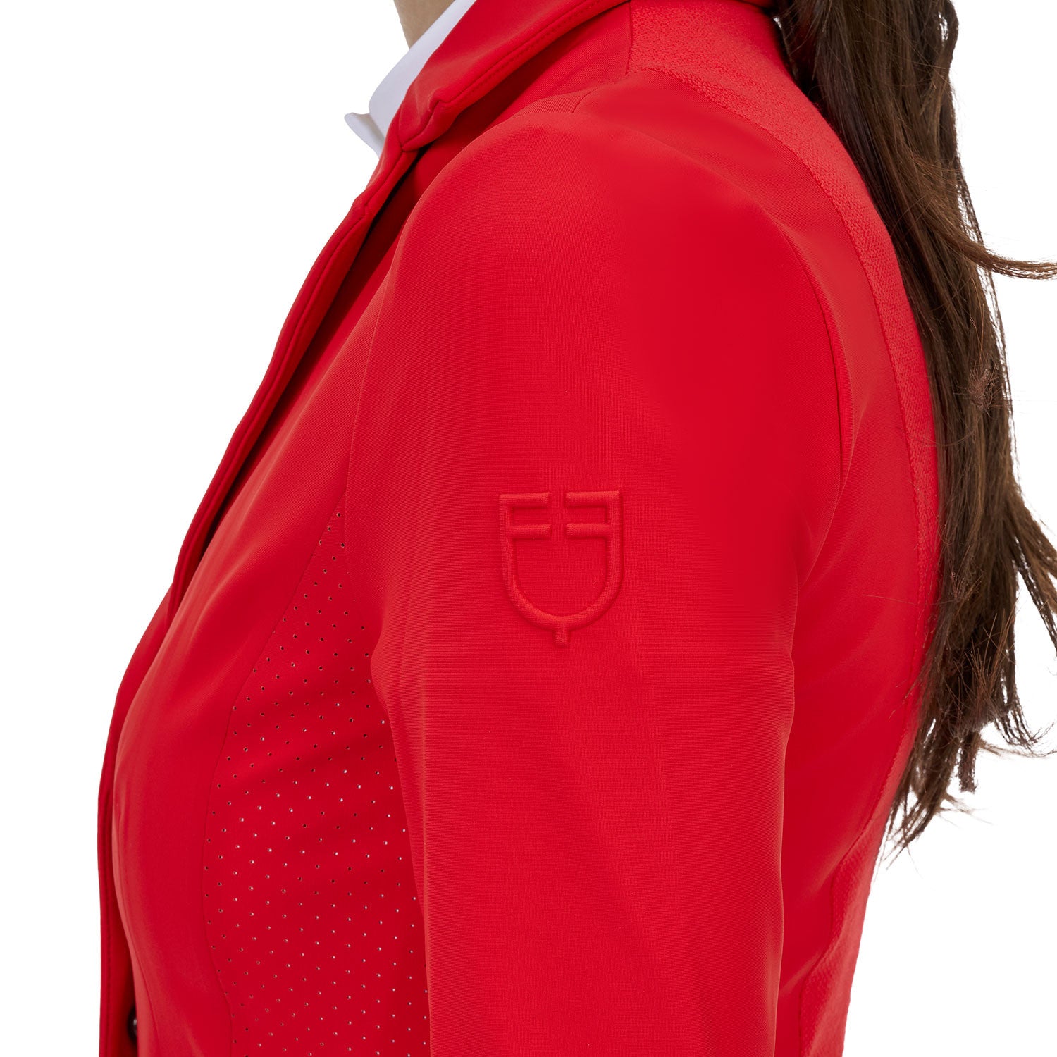 Equestro Ridertechnology women's competition jacket heat-sealed seams