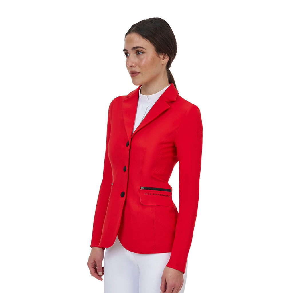Equestro Ridertechnology women's competition jacket heat-sealed seams