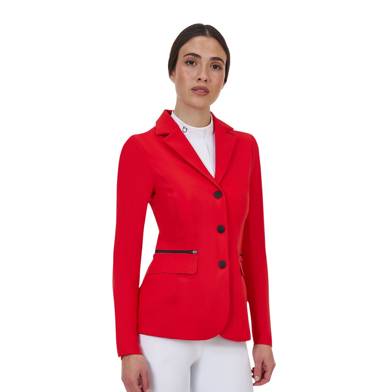 Equestro Ridertechnology women's competition jacket heat-sealed seams