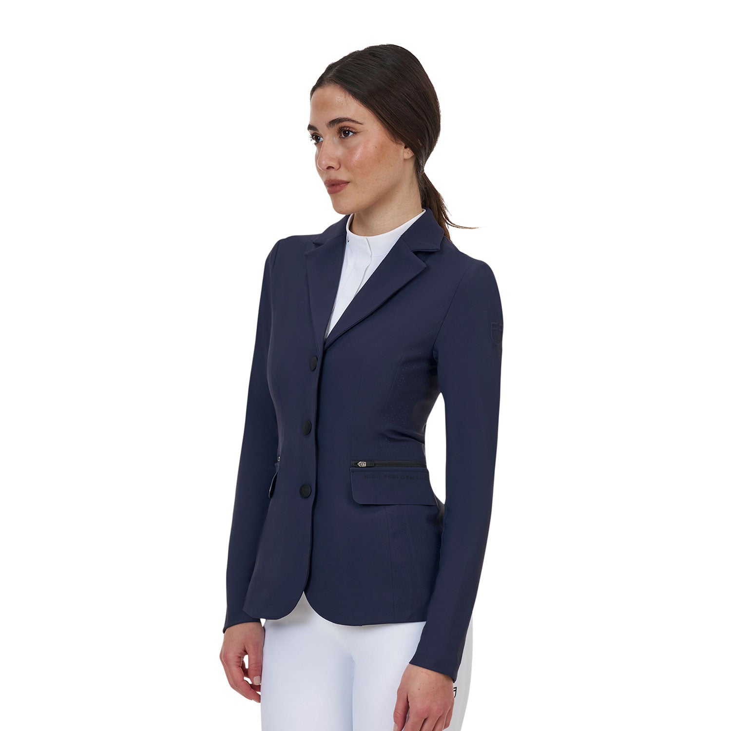 Equestro Ridertechnology women's competition jacket heat-sealed seams