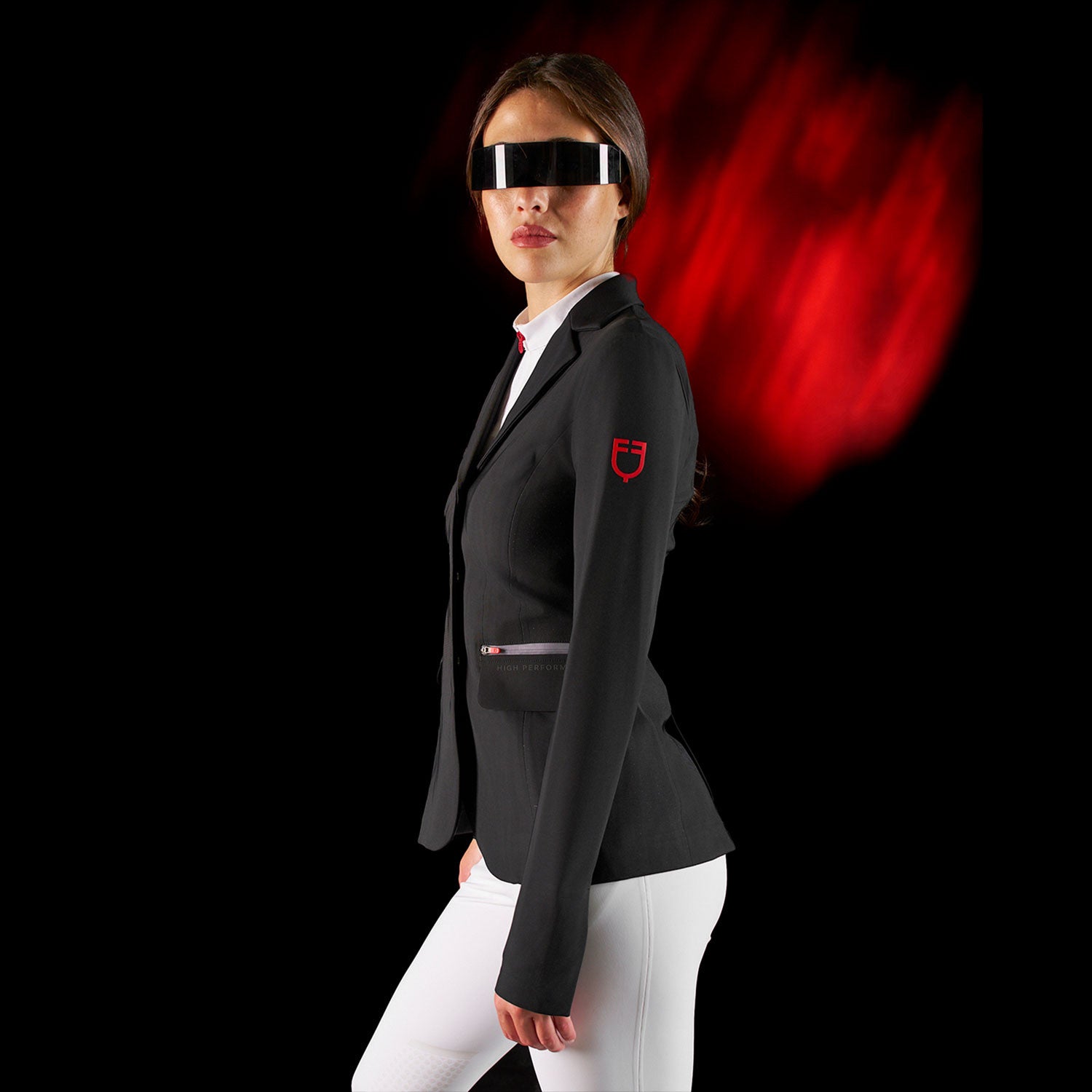 Equestro Ridertechnology women's competition jacket heat-sealed seams