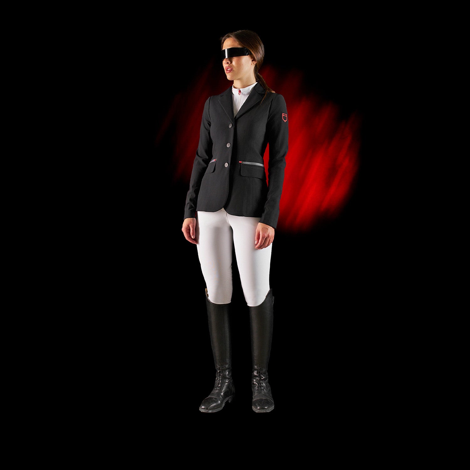 Equestro Ridertechnology women's competition jacket heat-sealed seams