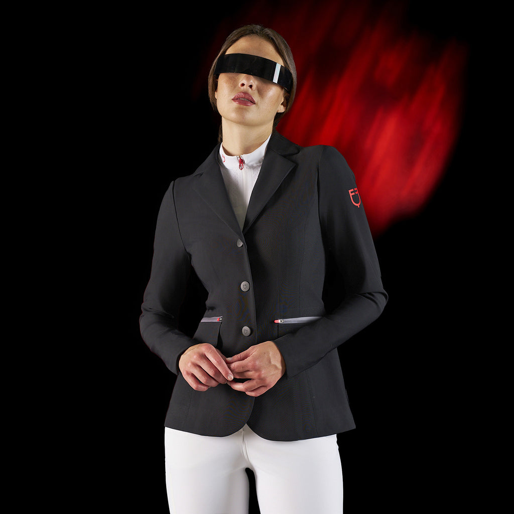 Equestro Ridertechnology women's competition jacket heat-sealed seams