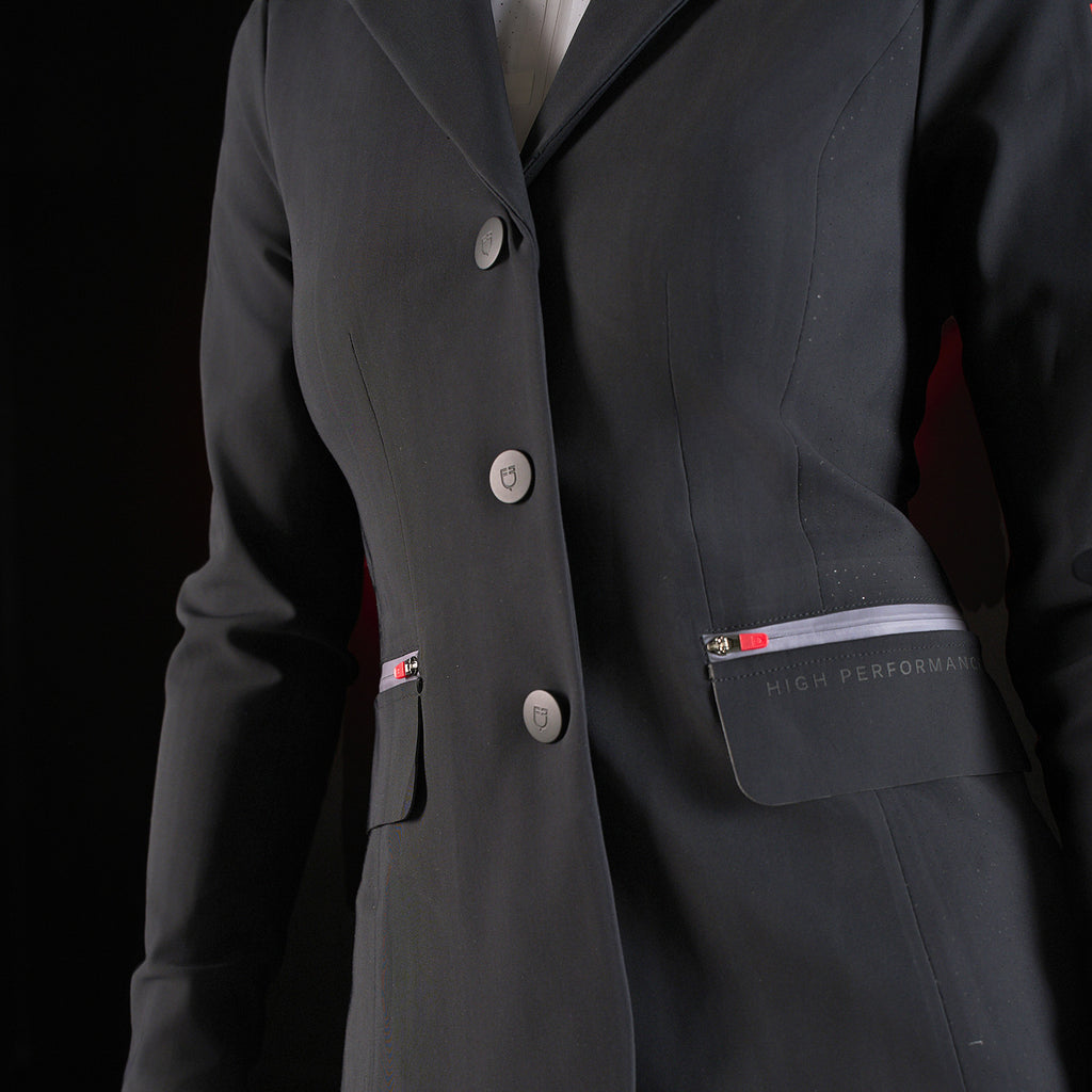 Equestro Ridertechnology women's competition jacket heat-sealed seams