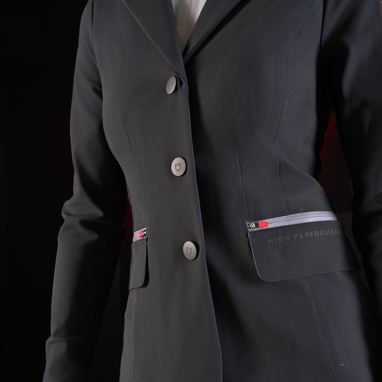 Equestro Ridertechnology women's competition jacket heat-sealed seams