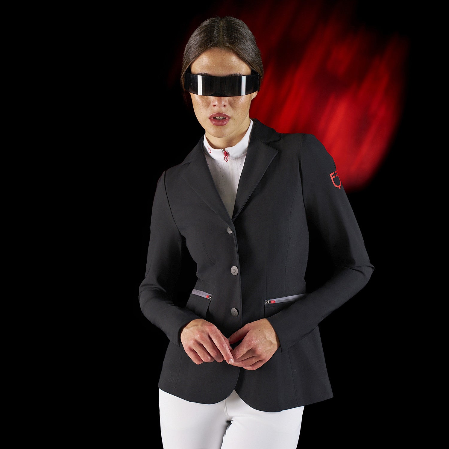 Equestro Ridertechnology women's competition jacket heat-sealed seams