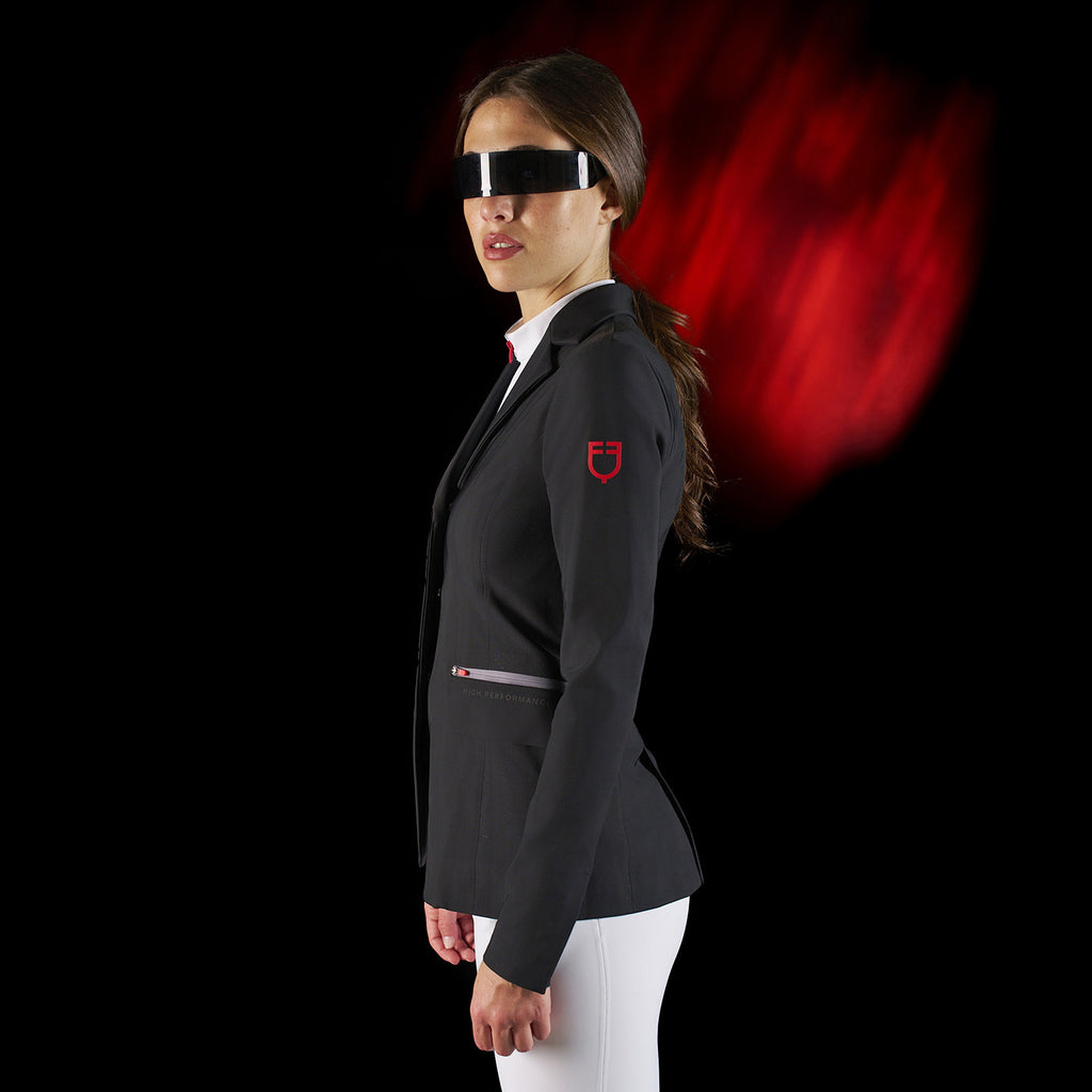 Equestro Ridertechnology women's competition jacket heat-sealed seams