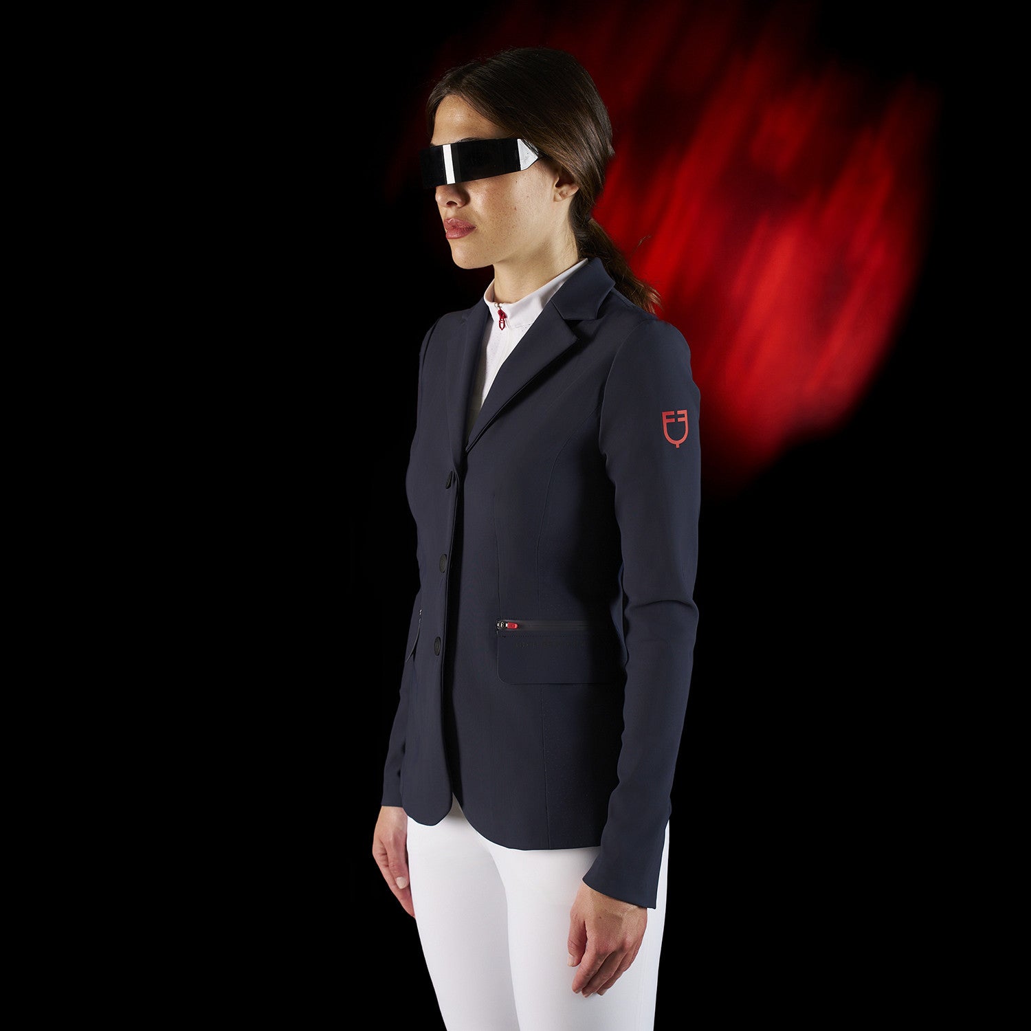 Equestro Ridertechnology women's competition jacket heat-sealed seams